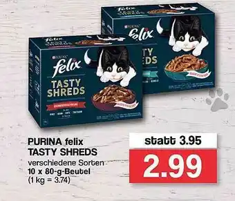 Famila Nord West Purina Felix Tasty Shreds Angebot