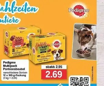 Famila Nord West Pedigree Multipack Portionsbeutel Angebot