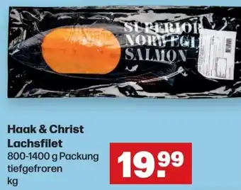 Handelshof Haak & Christ Lachsfilet 800-1400 g Packung Angebot