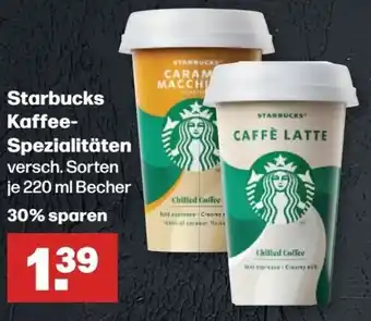 Handelshof Starbucks Kaffee-Spezialitäten 220 ml Becher Angebot