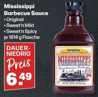 Handelshof Mississippi Barbecue Sauce 1814 g Flasche Angebot