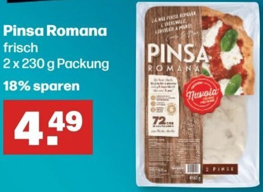 Handelshof Pinsa Romana frisch 2 x 230 g Packung Angebot