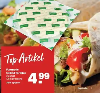 Handelshof Funtastic Grilled Tortillas 1755 g Packung Angebot