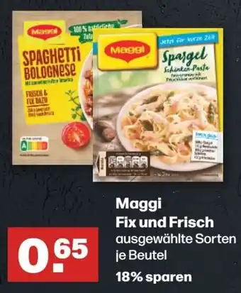 Handelshof Maggi Fix und Frisch Angebot