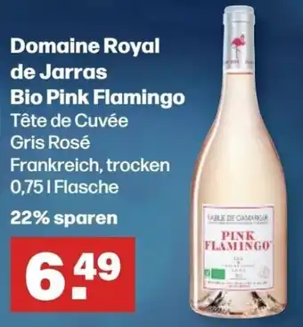 Handelshof Domaine Royal de Jarras Bio Pink Flamingo 0,75 L Flasche Angebot