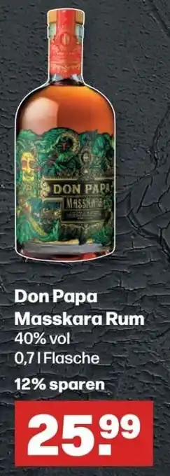 Handelshof Don Papa Masskara Rum 0,7L Flasche Angebot