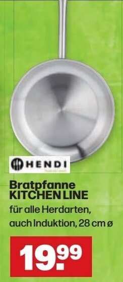 Handelshof HENDI Bratpfanne KITCHEN LINE Angebot