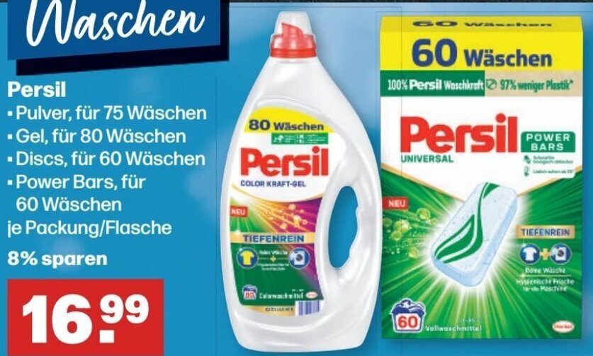 Handelshof Persil Pulver, für 75 Wäschen Angebot