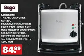 Handelshof Sage Kontaktgrill THE ADJUSTA GRILL SGR200 Angebot