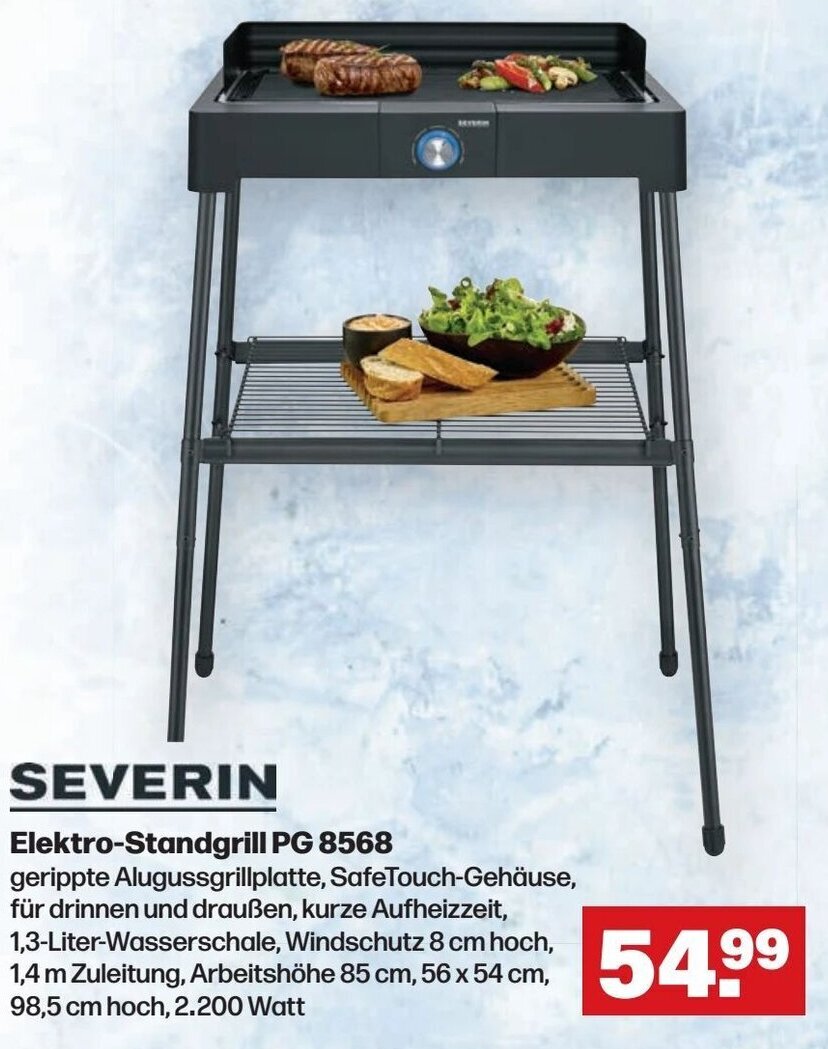 Handelshof SEVERIN Elektro-Standgrill PG 8568 Angebot