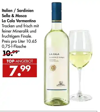 Galeria Markthalle Italien/Sardinien Sella & Mosca La Cala Vermentino 0,75L Angebot