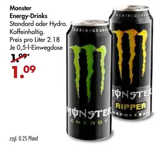 Galeria Markthalle Monster Energy Drinks 0,5L Angebot