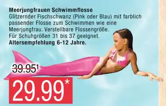 Marktkauf Meerjungfrauen Schwimmflosse Angebot