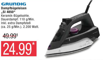 Marktkauf GRUNDIG Dampfbügeleisen ,,SI 4850" Angebot