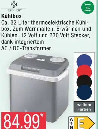 Marktkauf KESSERⓇ Kühlbox Angebot