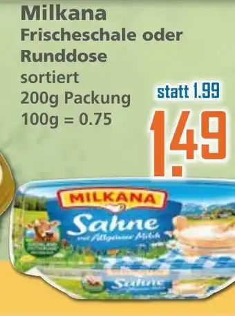 Klaas und Kock Milkana Frischeschale oder Runddose 200g Angebot