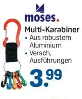 Rossmann moses. Multi-Karabiner Angebot