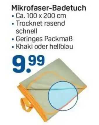 Rossmann Mikrofaser-Badetuch . Ca. 100 x 200 cm Angebot