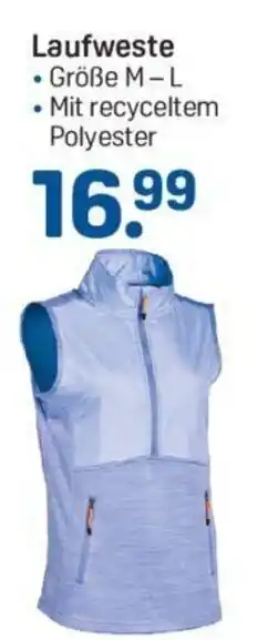 Rossmann Laufweste • Größe M - L Angebot