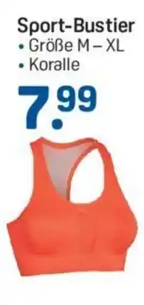 Rossmann Sport-Bustier • Größe M - XL • Koralle Angebot