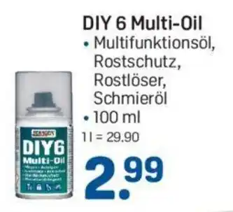 Rossmann DIY 6 Multi-Oil • Multifunktionsöl, Angebot