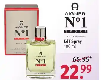 Rossmann AIGNER Nº1 SPORT EdT Spray 100 ml Angebot