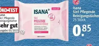 Rossmann Isana 5in1 Pflegende Reinigungstücher 25 Stück Angebot