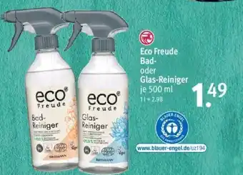 Rossmann Eco Freude Bad- oder Glas-Reiniger je 500 ml Angebot