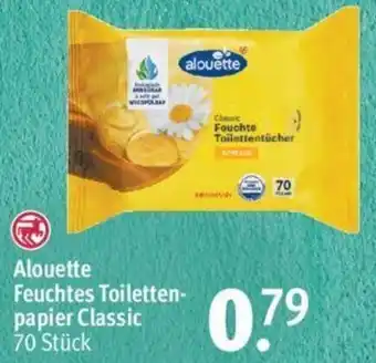 Rossmann Alouette Feuchtes Toiletten- papier Classic 70 Stück Angebot