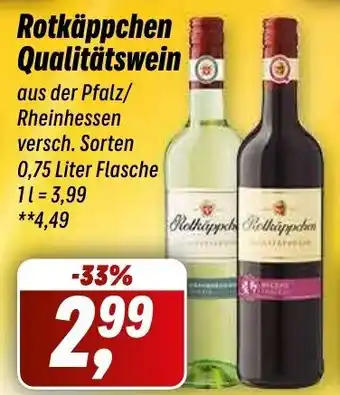 Simmel Rotkäppchen Qualitätswein 750ml Angebot