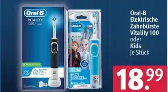 Rossmann Oral-B Elektrische Zahnbürste Vitality 100 oder Kids Angebot