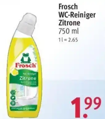 Rossmann Frosch WC-Reiniger Zitrone 750ml Angebot