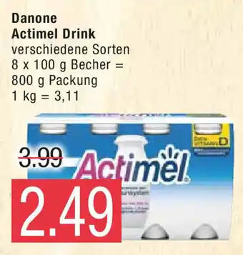 Marktkauf Danone Actimel Drink 8 x 100 g Angebot