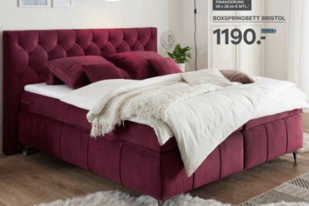 Kabs Polsterwelt Boxspringbett bristol Angebot