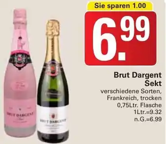 WEZ Brut Dargent Sekt 0,75Ltr. Flasche Angebot