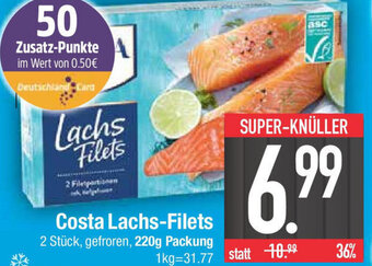 E-Center Costa Lachs-Filets, 220 g Angebot