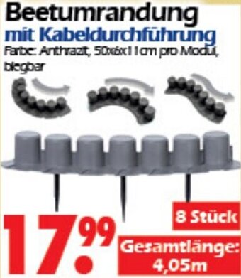 Wreesmann Beetumrandung mit Kabeldurchführung Angebot