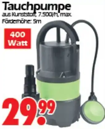 Wreesmann Tauchpumpe 400 Watt Angebot