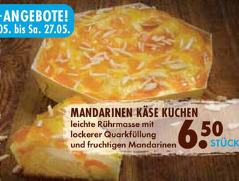 E-Center MANDARINEN KÄSE KUCHEN Angebot