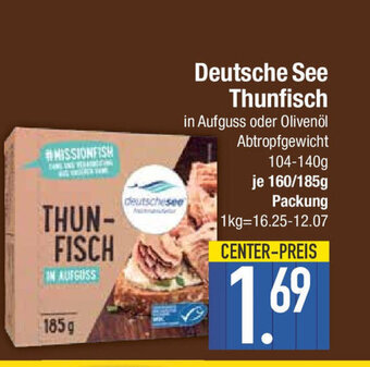 E-Center Deutsche See Thunfisch Angebot