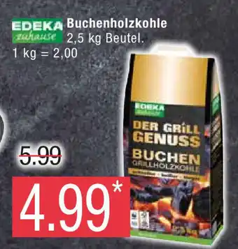 Marktkauf EDEKA zuhause Buchenholzkohle 2,5 kg Beutel. Angebot
