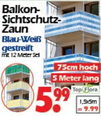 Wreesmann Balkon-Sichtschutz-Zaun Angebot