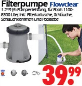 Wreesmann Filterpumpe Flowclear Angebot