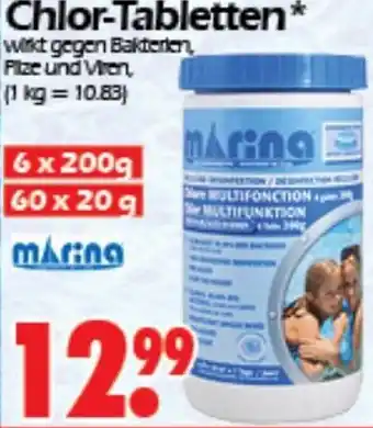 Wreesmann Marina Chlor-Tabletten 6x200 g Angebot