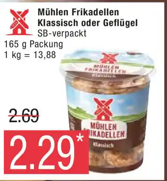 Marktkauf Mühlen Frikadellen Klassisch oder Geflügel 165 g Angebot