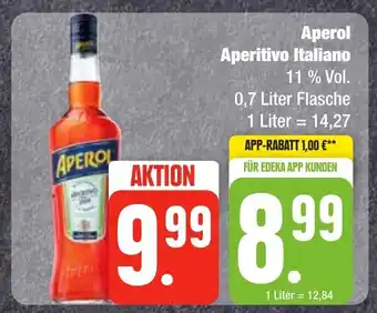 Edeka Frischemarkt Aperol Aperitivo Italiano 700ml Angebot