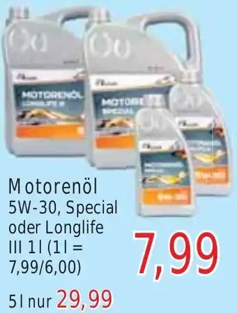 Wiglo Wunderland Motorenöl 5W-30 Angebot