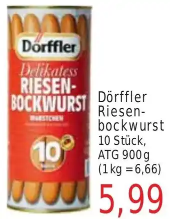 Wiglo Wunderland Dorffler Riesen-bockwurst 10 Stück Angebot