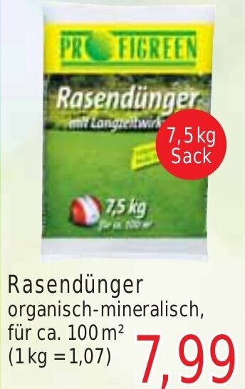Wiglo Wunderland Rasendünger 7,5 kg Sack Angebot