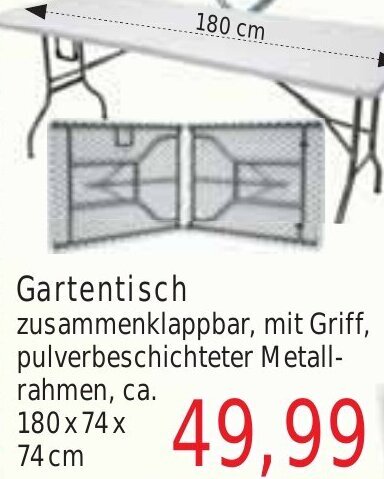 Wiglo Wunderland Gartentisch Angebot